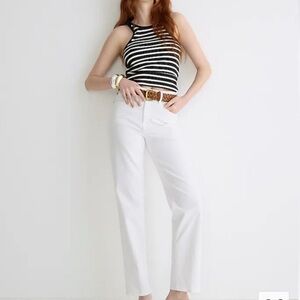 NEW WITH TAG! J.Crew 90’s Classic Straight White Jeans, Size 31